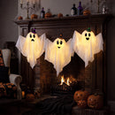 JOYIN 3 Pack 19 Inch Cute Halloween Hanging Ghost with Witch Hat