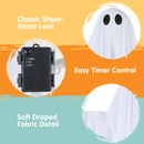JOYIN 3 Pack 35" LED Glowing Hanging Ghosts for Halloween Yard Decor