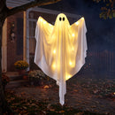JOYIN 47 Inch Glowing Halloween Hanging Ghost with RGB Lights & Remote