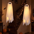JOYIN 2 Pack 20 Inch Animated Halloween Hanging Ghost with LED Lights