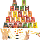 JOYIN Thanksgiving Stacking Cups Game - 24 Cups & 10 Foam Balls