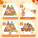JOYIN Thanksgiving Stacking Cups Game - 24 Cups & 10 Foam Balls