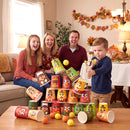 JOYIN Thanksgiving Stacking Cups Game - 24 Cups & 10 Foam Balls