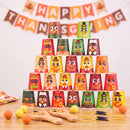 JOYIN Thanksgiving Stacking Cups Game - 24 Cups & 10 Foam Balls