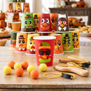 JOYIN Thanksgiving Stacking Cups Game - 24 Cups & 10 Foam Balls