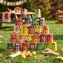 JOYIN Thanksgiving Stacking Cups Game - 24 Cups & 10 Foam Balls