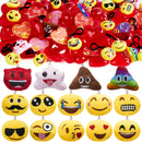 18Pcs Keychains Prefilled Hearts with Valentines Day Cards for Kids-Classroom Exchange Gifts