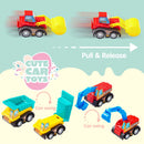 18Pcs Pull Back Cars Prefilled Easter Eggs 3in