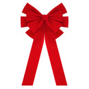 1PCS Extra Large Red Velvet Bow for Christmas 35" x 18"