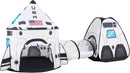 White Rocket Ship Pop Up Play Tent With Tunnel
