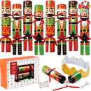 8Pcs Nutcracker Style Christmas Cracker Set