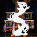 8ft Inflatable Ghosts Hugging Tree