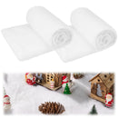 2Pcs Christmas Snow Blanket Roll for Christmas Decoration