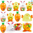 12pcs Easter Candy Filled Eggs Shell Carrot