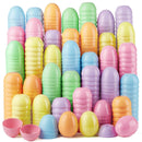 50PCS Pastel Easter Egg Shell Bulks for Easter Hunt 2.3"