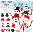 3 Pack DIY Christmas Build a Snowman Craft Kit