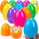 18Pcs Large Easter Eggs, 6 Inches Jumbo Plastic Eggs Fillable
