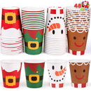 48 PCS Merry Christmas Disposable Cups