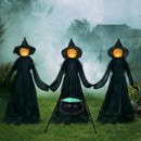 5 FT Halloween Witch Decorations Outdoor