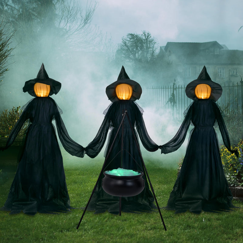 5 FT Halloween Witch Decorations Outdoor