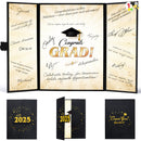 2025 Graduation Guestbook Alternative(Black & Gold)
