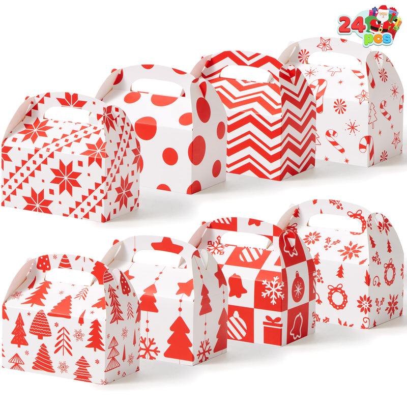 24 PCS Christmas Cookie Boxes for Gift Giving