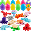12Pcs Prefilled Easter Eggs with Mini Sea Animals