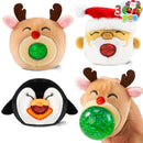 3 PCS Christmas Squeeze Plush Balls