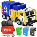 Large Friction Powered Garbage Truck Toy Set