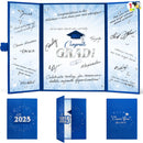 2025 Graduation Guestbook Alternative(Blue & Silver)
