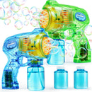 2 pieces Bubble Guns Green Blue