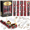 10in Christmas No Snap Party Favor (Plaid)