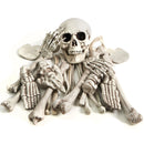 28 PCS Halloween Decorations Skeleton Bones and Skull Kit