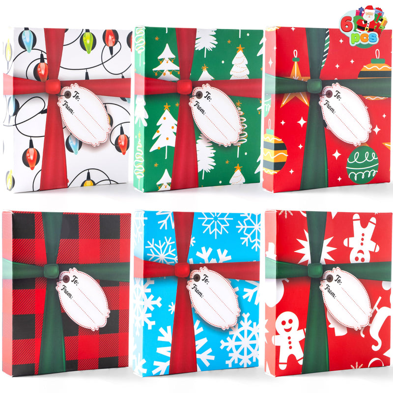 6 PCS Christmas Card Holders Gift Boxes