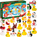 24 Days Christmas Advent Calendar Rubber Ducks