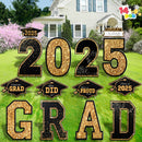 14 Pcs Graduation Yard Signs Class of 2025