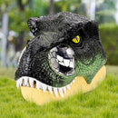 LED Lighted Eyes Jurassic Dinosaur Mask with Sounds, Moving Jaw Dinosaur Mask For Costume Gifts