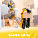 2.4Ghz RC Excavator Toy with Light for Kids Birthday Gift