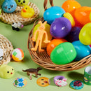 200Pcs 2.36in Cute Toys and Stickers Prefilled Easter Eggs for Easter Egg Hunt