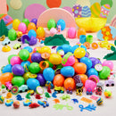 200Pcs 2.3in Assorted Toys Prefilled Easter Eggs for Easter Egg Hunt