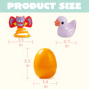200Pcs 2.3in Prefilled Eggs Packed with Assorted Toys for Easter Egg Hunt