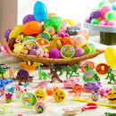 200 Pcs Prefilled Easter Eggs with Toys & Stickers, Easter Party Favors for Kids