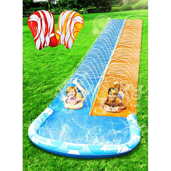 Jasonwell Slip 2024 and Slide Lawn Toy - Water Slide Slip n Slide for Kids Adults 20f