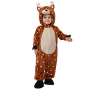 Halloween Baby Pajama, Reindeer Toddler Hooded Jumpsuit Sleepwear