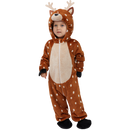 Halloween Baby Pajama, Reindeer Toddler Hooded Jumpsuit Sleepwear