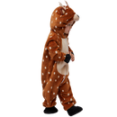 Halloween Baby Pajama, Reindeer Toddler Hooded Jumpsuit Sleepwear