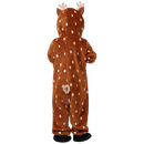 Halloween Baby Pajama, Reindeer Toddler Hooded Jumpsuit Sleepwear