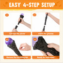 Halloween LED Witch Staff, Light Up Magic Vintage Walking Cane