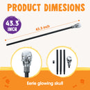 Spooktacular Creations Halloween Skull Walking Cane with Light Up Eyes