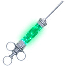 LED Light-Up Radioactive Syringe Prop - Mad Scientist Costume Accessory